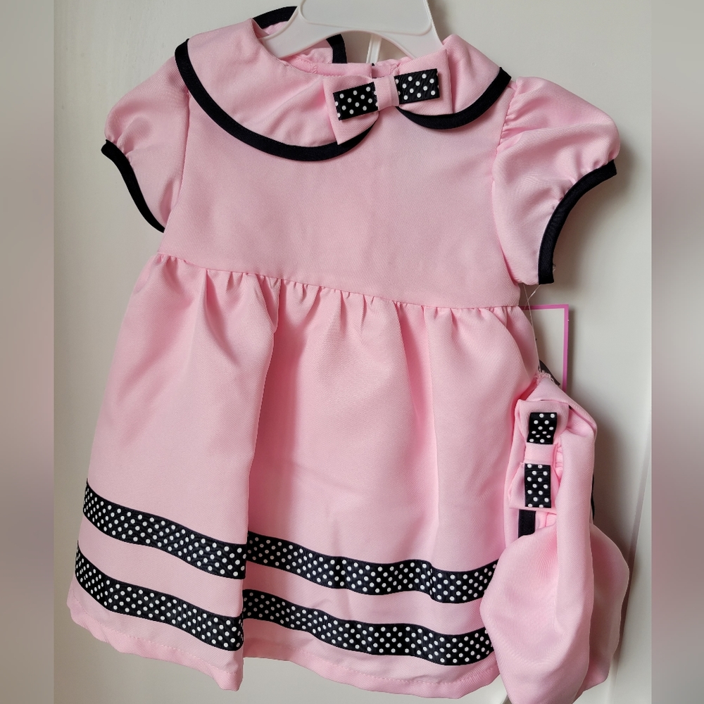 Rare Editions Baby Dress 3 Piece Set